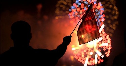 GWB: Fourth of July on the South Lawn.