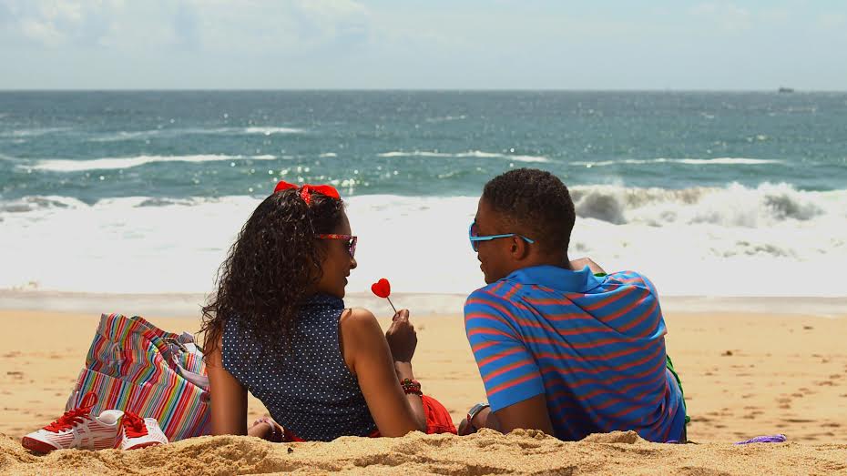 Mia (Melissa Latouche) and Terrell (Paul Chiedozie) in a brief respite from the mayhem