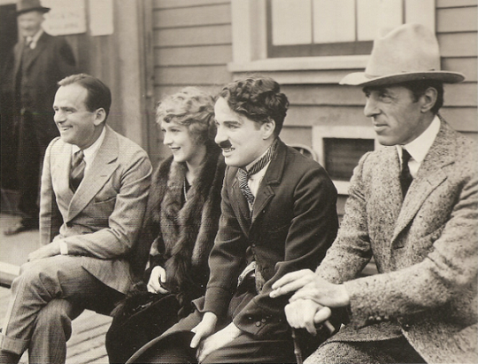 Douglas Fairbanks, Mary Pickford, Charlie Chaplin and D. W. Griffith co-founded the United Artists distribution company in order to maintain creative independence