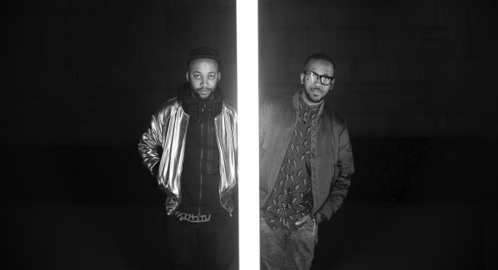 Director Lebogang Rasethaba (left) with artist Spoek Mathambo (right) PHOTO: Justice Mukheli