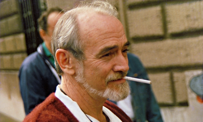 "He was smoking and just had such a modest look, surrounded by these people on the street. His image just fit with the people surrounding him."